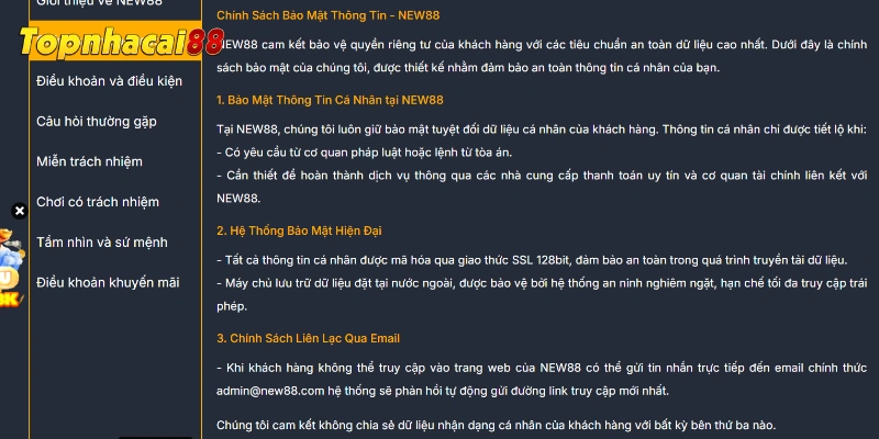 Minh chứng uy tín của New88